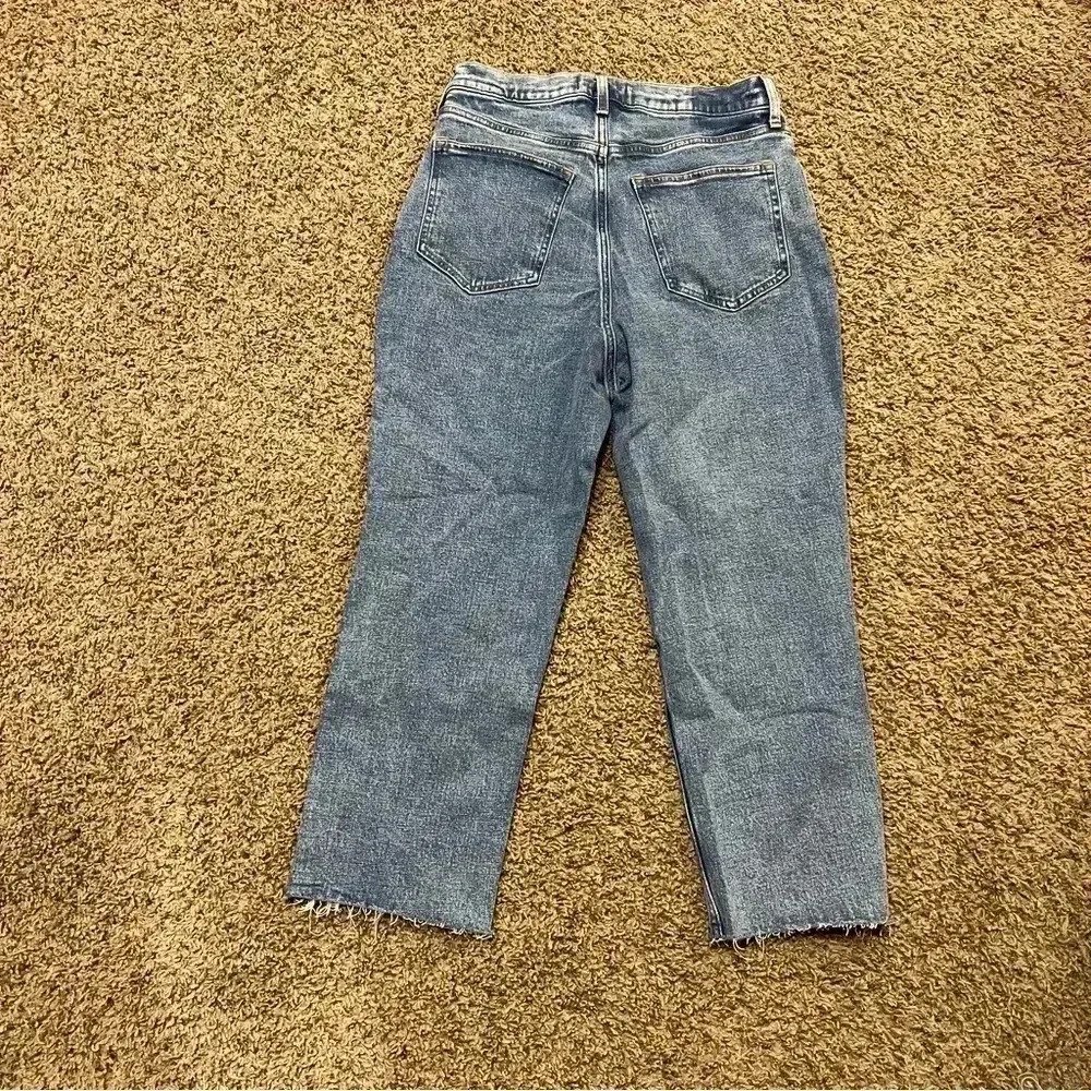 A&F Curve Love Ultra High Rise Ankle Straight Jeans Medium
 Wash Size 29 XS - Picture 3 of 4